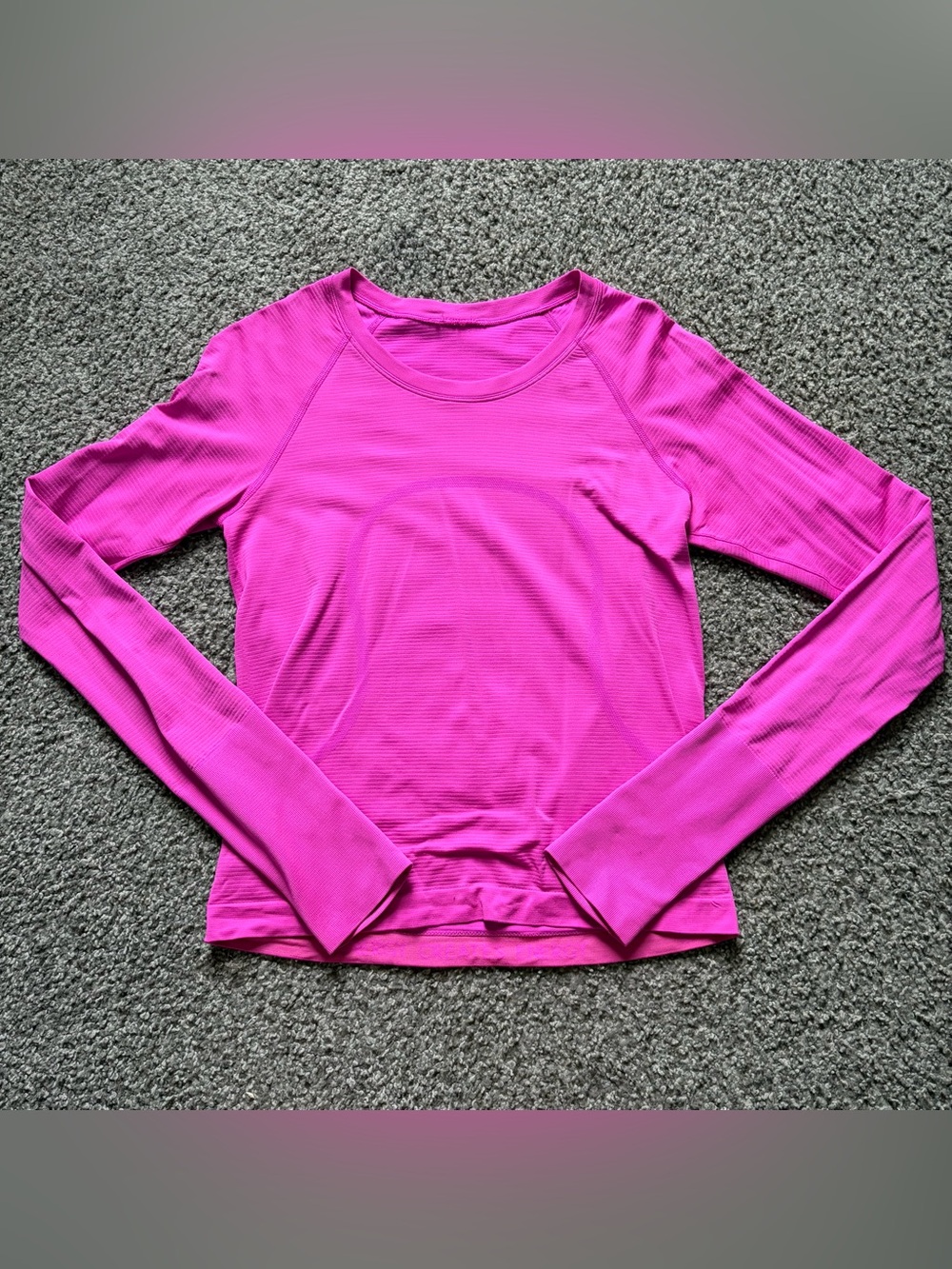 Lululemon pow pink swiftly long sleeve size 6
